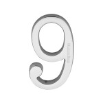 M Marcus Heritage Brass Numeral 9 - Concealed Fix 76mm